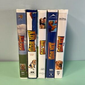 Air Bud Kids VHS Tapes, Strikes Back,World Pup,Golden Receiver, 7th Inning Fetch